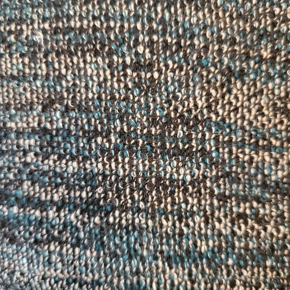 LOFT Teal Green and Gray Sleeveless Fit & Flare Dress Size 4 - Picture 6 of 7